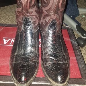 11.5 Ostrich boots Nocona